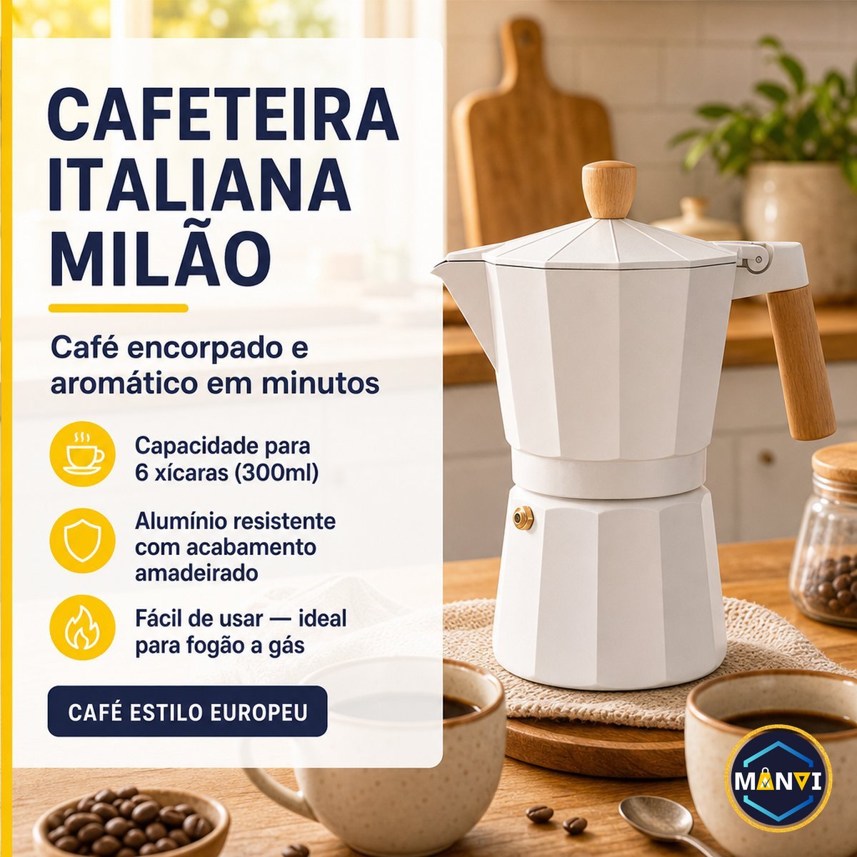 Cafeteira Moka Italiana