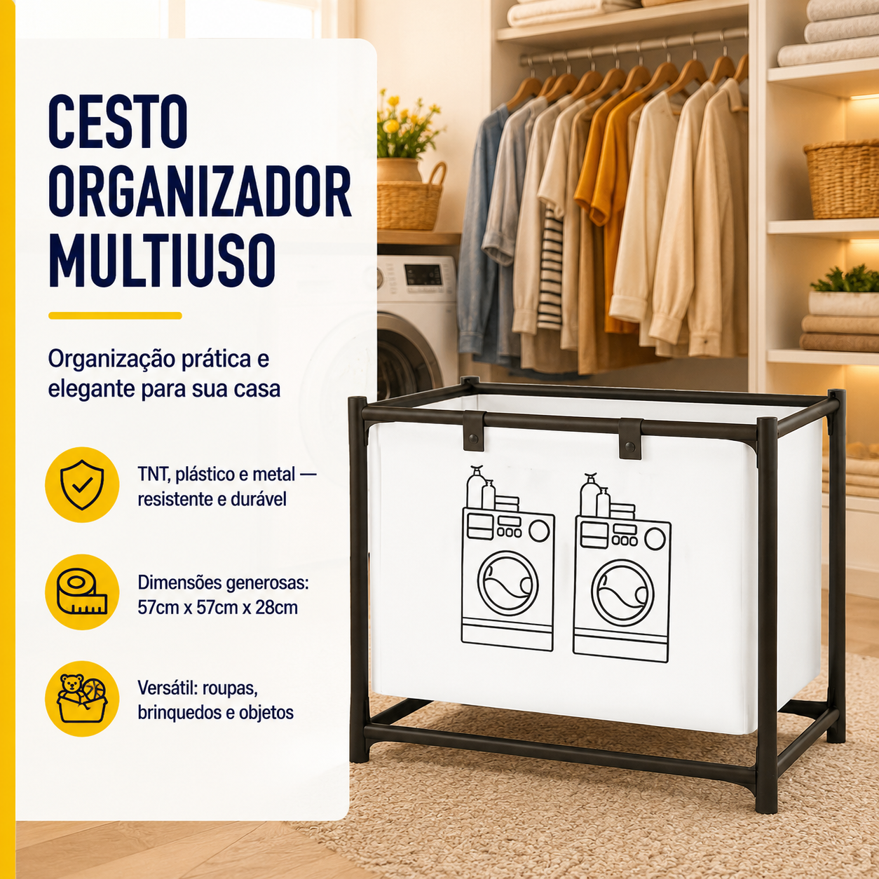 Cesto de Roupa Suja