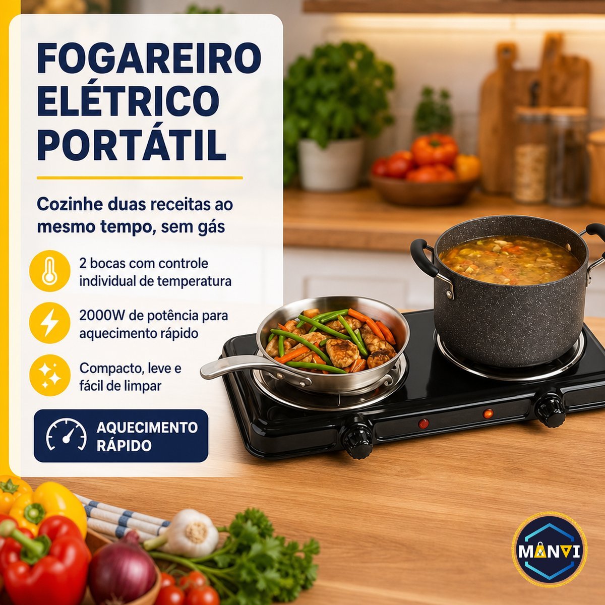 Fogareiro Elétrico