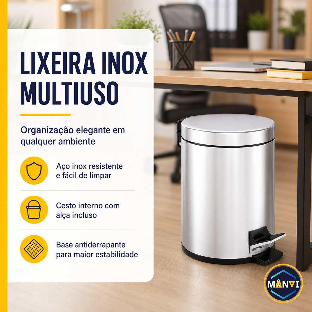 Lixeira Inox